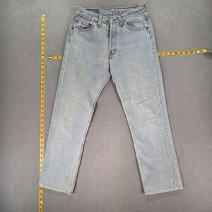 VTG Levis 501 Jeans Womens High Rise Straight Button Fly USA 90s Fits 27x26